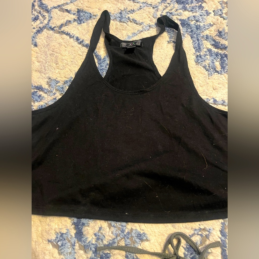Streetwear Society Black Tank Top
